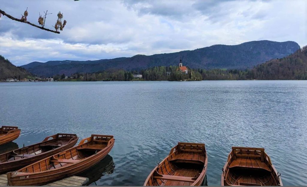 Boot auf dem Bleder See