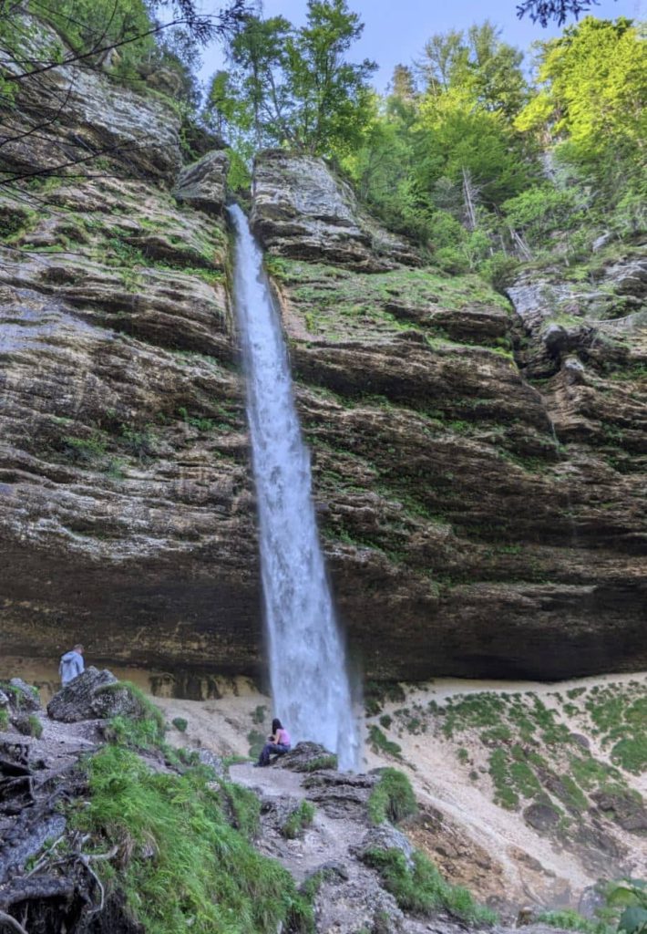 Der Peričnik-Wasserfall