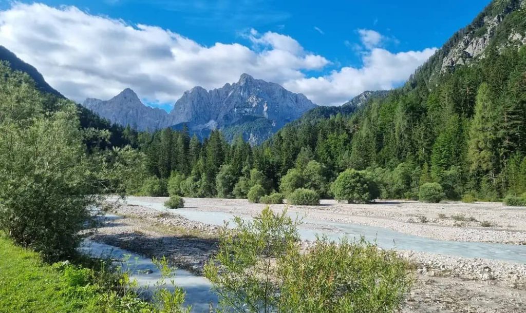 Pisnica-Fluss bei Jasna