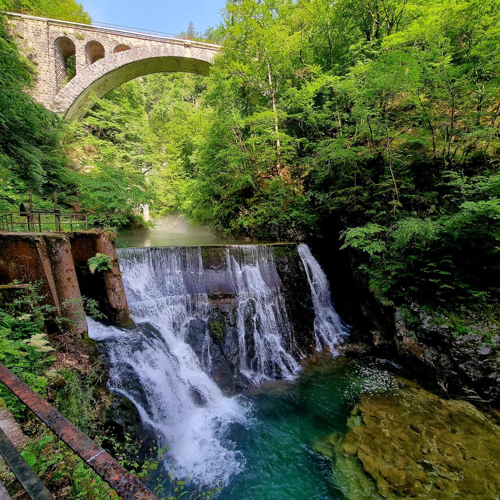 Wasserfall in der Vintgarklamm